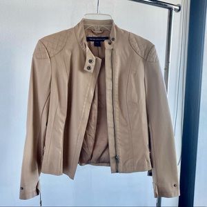 French Connection faux leather jacket, Size 6